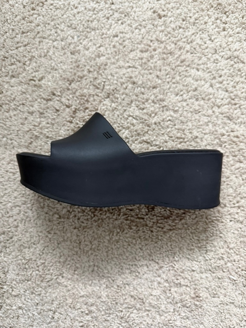 Melissa Black Platform Slide Clog